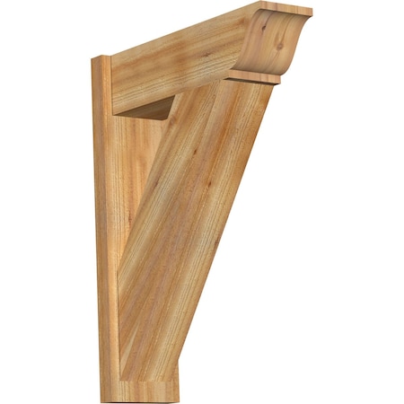 Ekena Millwork Traditional Rough Sawn Traditional Outlooker, Western Red Cedar, 8"W x 26"D x 34"H OUT08X26X34TRA01RWR